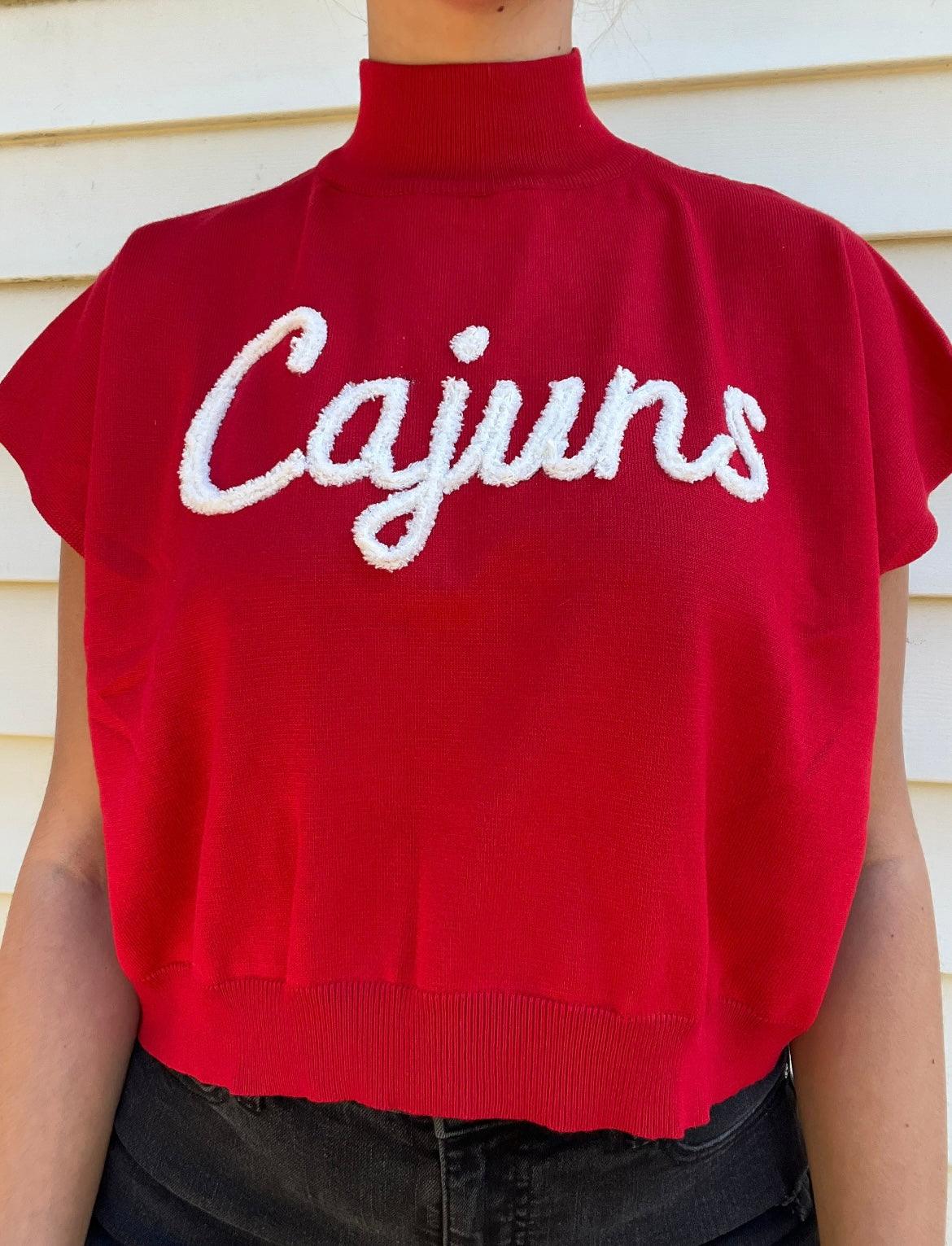 Cajuns Red Boxy Short Sleeve - Stadium Styles