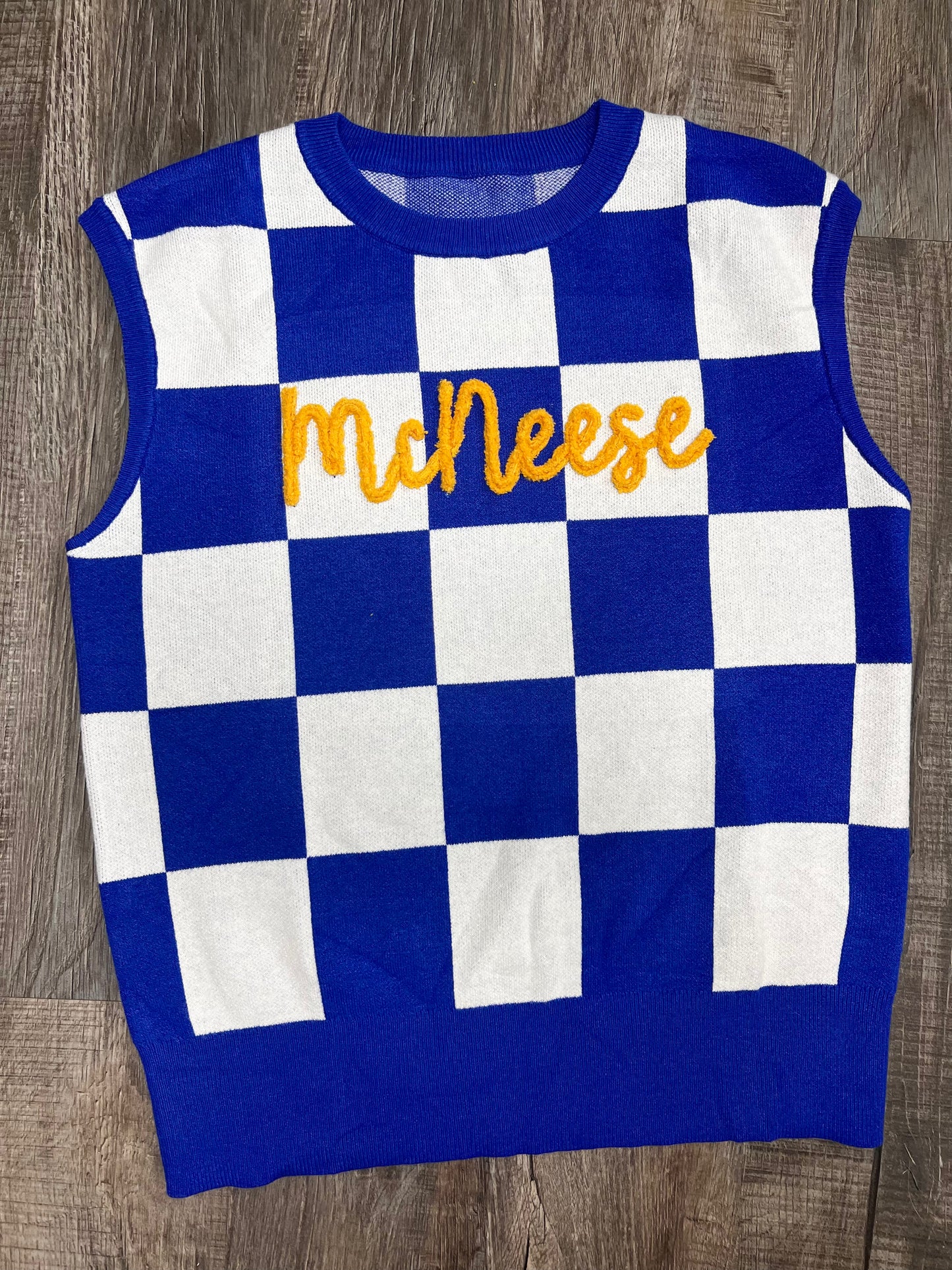 McNeese Checker Top