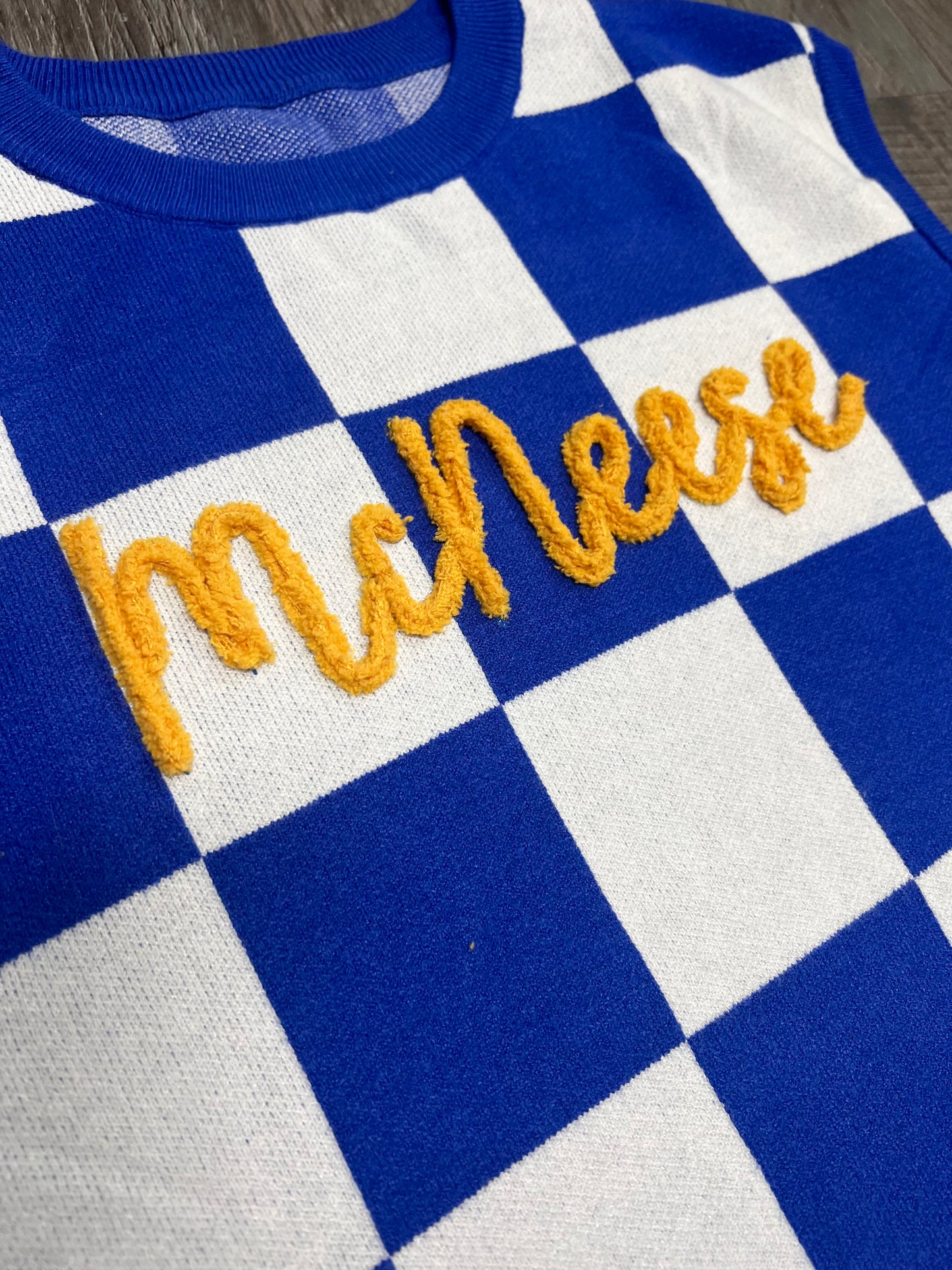 McNeese Checker Top