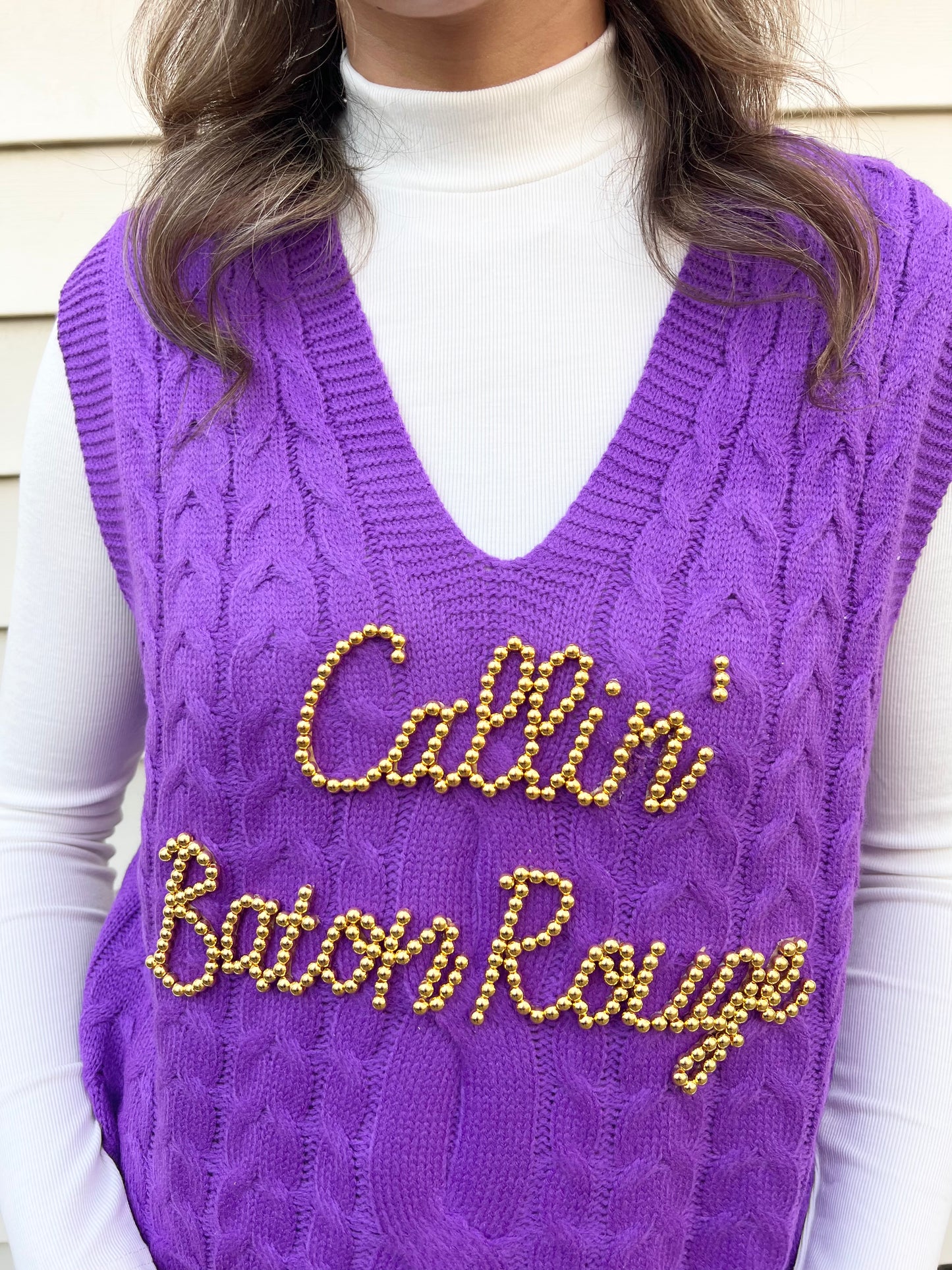 Callin Baton Rouge Sweater Vest