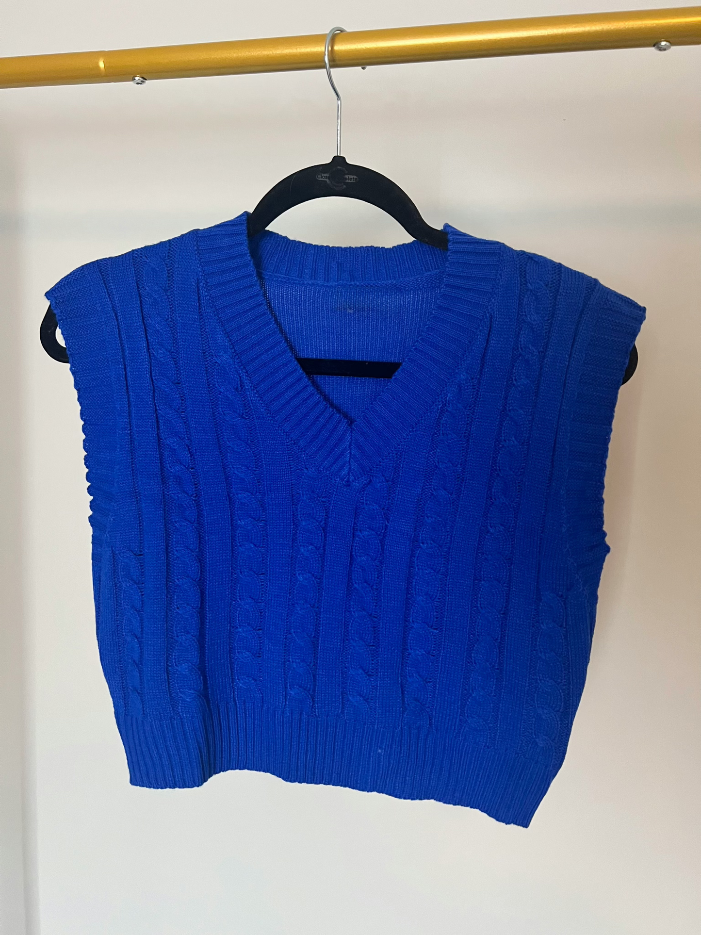 Blue Sweater Vest- Customizable