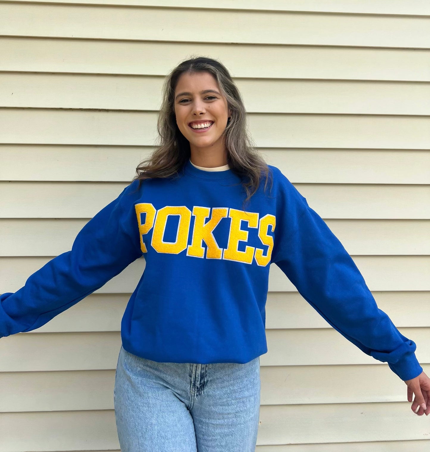 Pokes Varsity Letter Sweatshirt